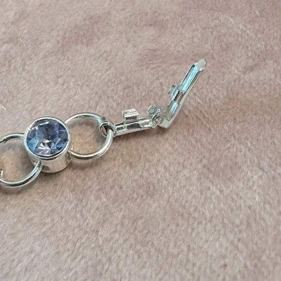 Y2K Vintage Avon Disney Tinkerbell Charm Bracelet Pastel Crystal Rhinestones - Picture 7 of 15